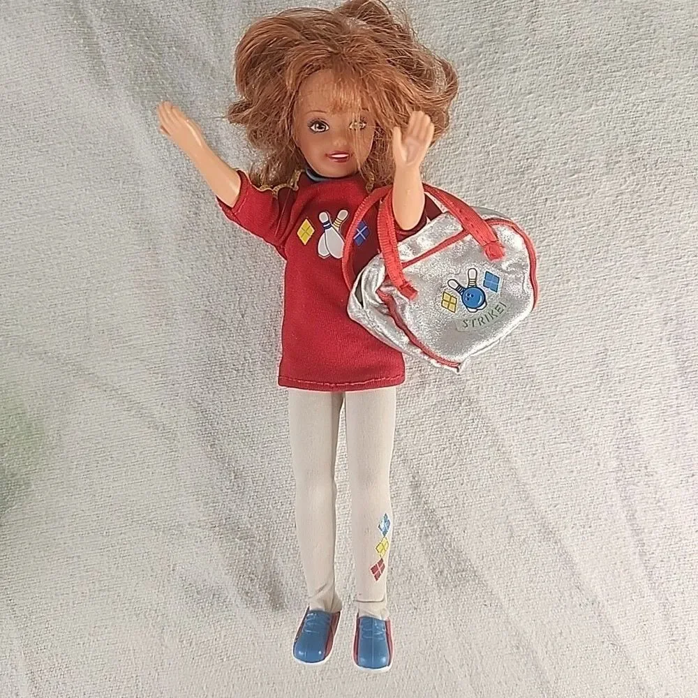 Barbie Bowling Party Redhead Whitney MATTEL 1998 Doll And Accessories No Ball